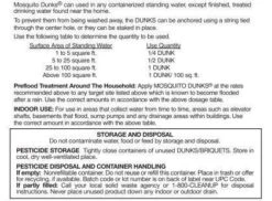 Summit Mosquito Dunks;, Pack Of 20 -Amleos qkd20 label back 2