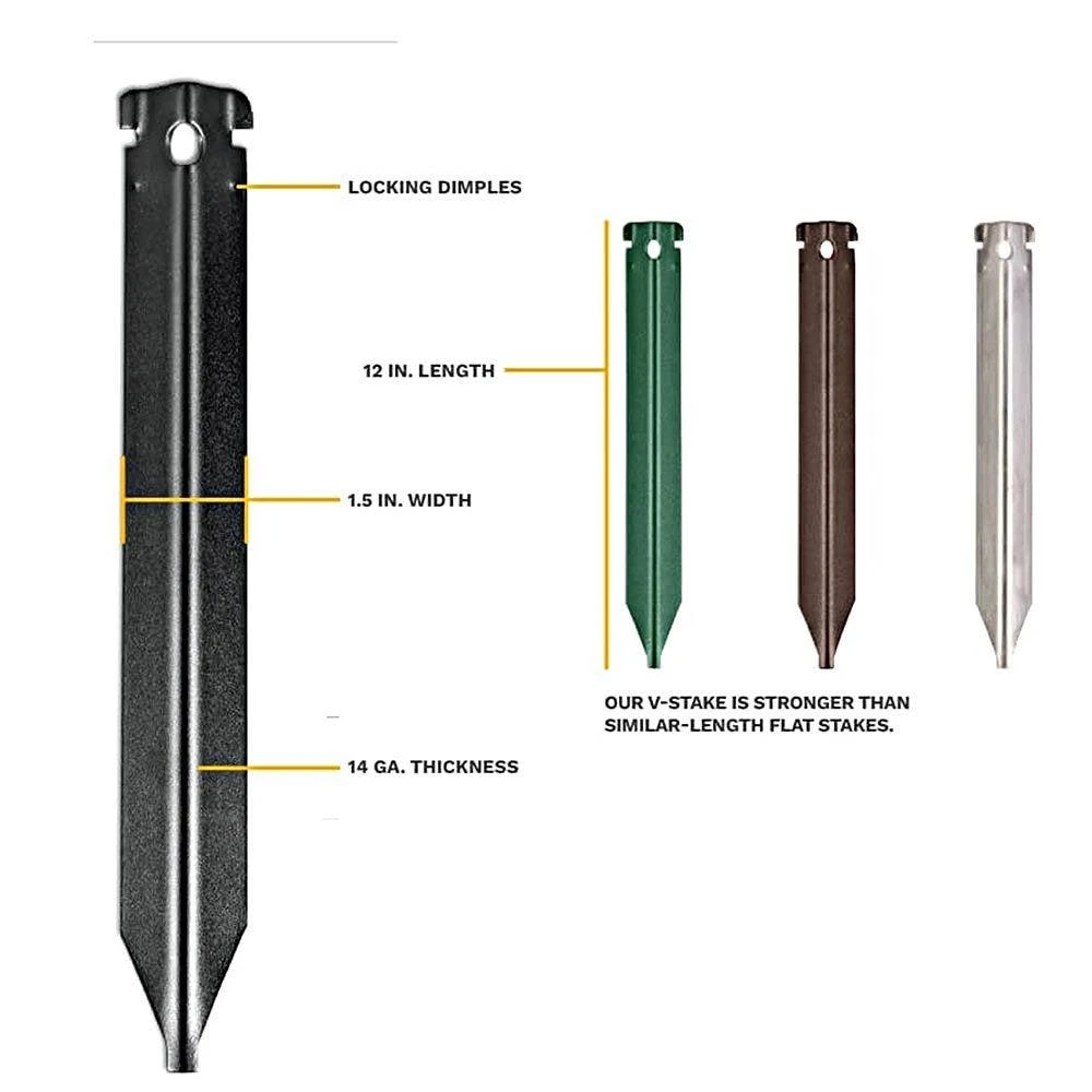 QuickLock™ Steel Landscape Edging Kit, Black By COLMET® 5 QuickLock™ Steel Landscape Edging Kit, Black By COLMET® - Image 3