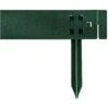 QuickLock™ Steel Landscape Edging Kit, Green By COLMET® -Amleos ql712gr outline