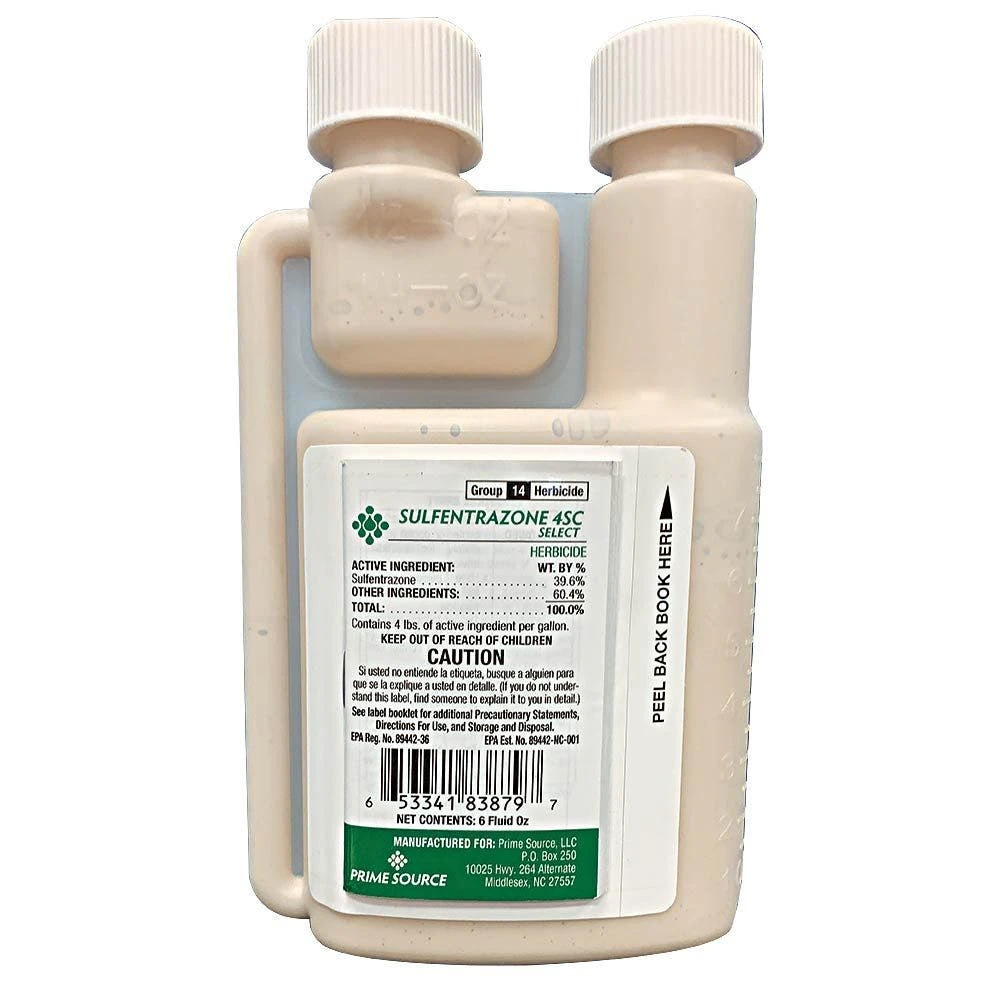 Sulfentrazone 4SC Select™ Herbicide, 6oz 3 Sulfentrazone 4SC Select™ Herbicide, 6oz