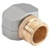 Heavy-Duty Machined Brass Hose Repair Coupler For 5/8in And 3/4in Hoses, Male 1 Heavy-Duty Machined Brass Hose Repair Coupler For 5/8in And 3/4in Hoses, Male -Amleos rc810