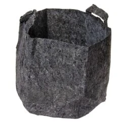 Grow Bags, 10 Gallon, Bundle Of 10, Grey Line With Handles By Root Pouch