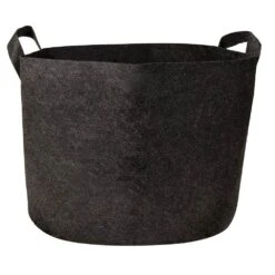 Grow Bags, 25 Gallon, Bundle Of 10, Black Line With Handles By Root Pouch