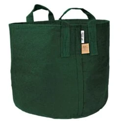 Fabric Plant Pot With Handles, 15 Gallons, Green, Boxer Line By Root Pouch