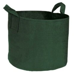 Fabric Plant Pot With Handles, 20 Gallons, Green, Boxer Line By Root Pouch