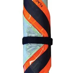 Roll-Up Non-Reflective Mesh Safety Sign, "Mowing Ahead", 36in Diamond Shape -Amleos rsm 2 1