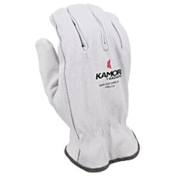 Kamori White Goatskin Gloves, A5 Cut Resistance, Size Large By Radians