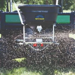 All-Season 12-Volt Electric Spreader, 120lb Capacity, Stainless Steel Frame By Spyker 9 All-Season 12-Volt Electric Spreader, 120lb Capacity, Stainless Steel Frame By Spyker -Amleos s80120 live2 1