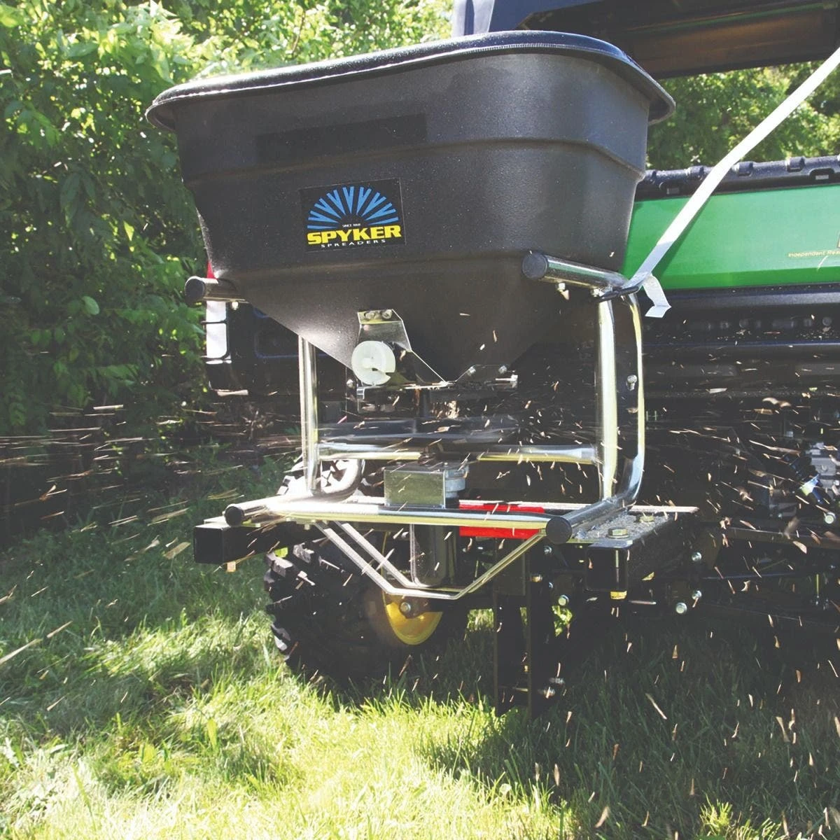 All-Season 12-Volt Electric Spreader, 120lb Capacity, Stainless Steel Frame By Spyker 6 All-Season 12-Volt Electric Spreader, 120lb Capacity, Stainless Steel Frame By Spyker - Image 4