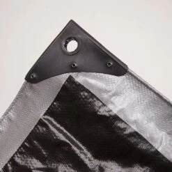 Heavy Duty General Utility Tarps, Silver And Black, 10 Ft X 12 Ft -Amleos sb1012 1
