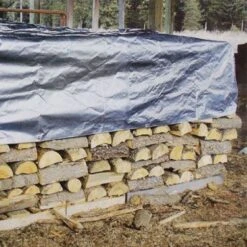 Heavy Duty General Utility Tarps, Silver And Black, 10 Ft X 12 Ft -Amleos sb1012 2