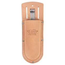 Leather Sheath With Clip And Belt Slot For 9in Pruners By A.M. Leonard