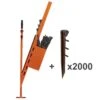 Biodegradable Stake Installation Tool With 2,000 Biodegradable Stakes By StakeDriver -Amleos sd1 2k kit image