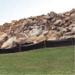 Silt Fence, 2 Feet X 100 Feet, Includes 11 Stakes -Amleos silt2 3