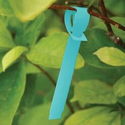 Vinyl Slip'N Lock Loop Lock Labels, Blue, 5/8in X 5-1/2in, Roll Of 1,000 Labels -Amleos sl558 3b 3