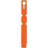 Vinyl Slip'N Lock Loop Lock Labels, Orange, 5/8in X 5-1/2in, Roll Of 1,000 Labels