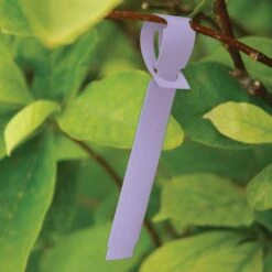 Vinyl Slip'N Lock Loop Lock Labels, Lavender, 5/8in X 5-1/2in, Roll Of 1,000 Labels -Amleos sl558 la 3