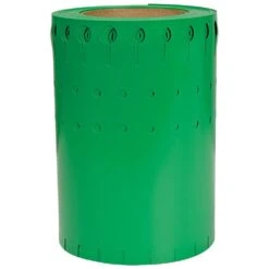 Vinyl Slip'N Lock Loop Lock Labels, Green, 3/4in X 7in, Roll Of 1,000 Labels -Amleos sl734 7g 1 1