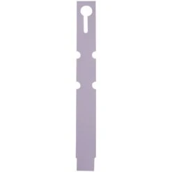 Vinyl Slip'N Lock Loop Lock Labels, Lavender, 3/4in X 7in, Roll Of 1,000 Labels