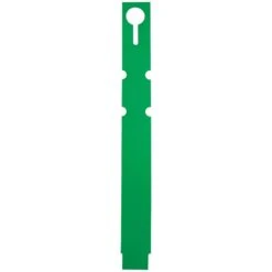 Vinyl Slip'N Lock Loop Lock Labels, Green, 5/8in X 7in, Roll Of 1,000 Labels