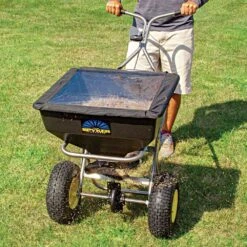 Ergo-Pro Spreader, 80lb Capacity, Stainless Steel Frame By Spyker -Amleos spy80 1s inuse close