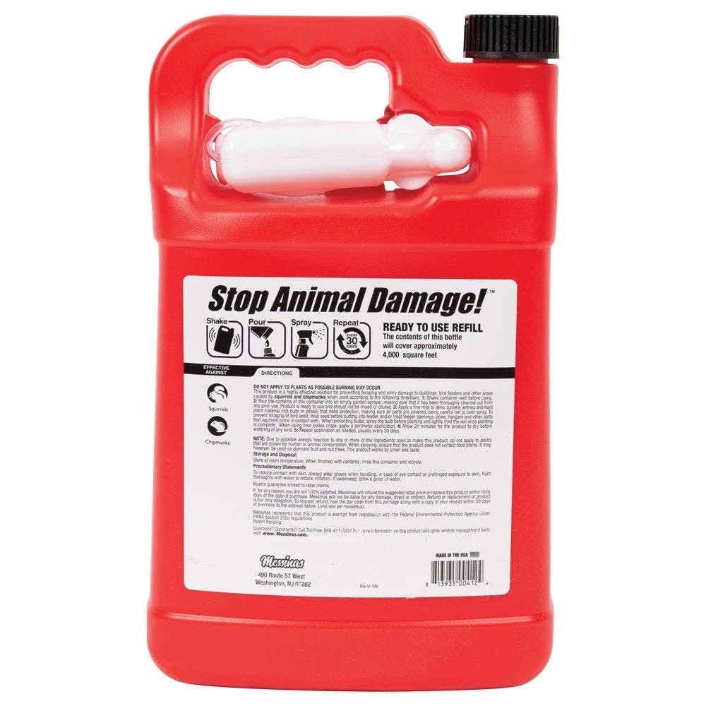 Squirrel Stopper Animal Reppellent, Gallon Ready-to-Use 5 Squirrel Stopper Animal Reppellent, Gallon Ready-to-Use - Image 3
