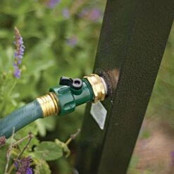 Swiveling Hose Reel, Free Standing With Full Rotation, Anti-Rust Steel Construction -Amleos sr360 5