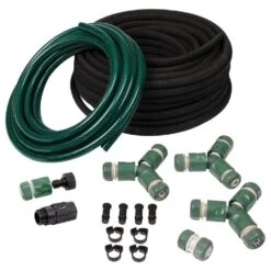 Simple Soak Soaker Hose Garden Row Watering Kit By A.M. Leonard