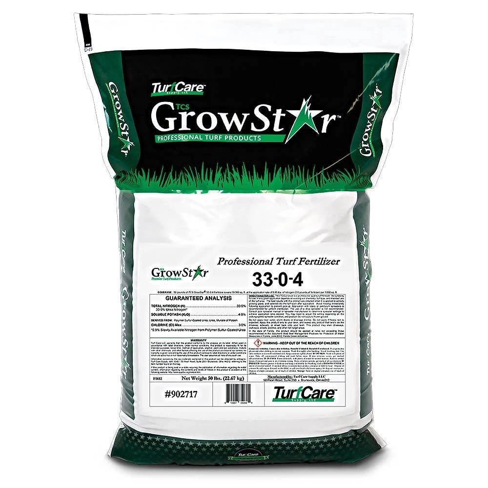 GrowStar™ Turf 33-0-4 XCU 50lbs Granular Slow Release Fertilizer 3 GrowStar™ Turf 33-0-4 XCU 50lbs Granular Slow Release Fertilizer
