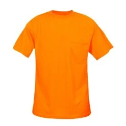 Birdseye Mesh Short Sleeve Tee, Non-Rated, Orange, Size Large By Cordova