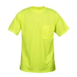 Birdseye Mesh Short Sleeve Tee, Non-Rated, Lime, Size Medium By Cordova