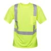 Class II Birdseye Mesh Short Sleeve Tee, ANSI Type II, Lime, Size Medium By Cordova -Amleos v411m am