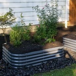 Vego 6-in-1 Modular Metal Raised Bed, Modern Grey -Amleos vb6n1 gr 3 1