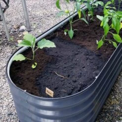 Vego 6-in-1 Modular Metal Raised Bed, Modern Grey -Amleos vb6n1 gr 5 1