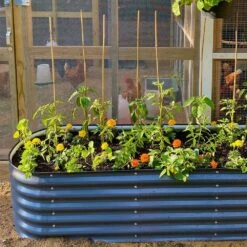 Vego 6-in-1 Modular Metal Raised Bed, Modern Grey -Amleos vb6n1 gr 6 1