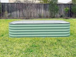 Vego 9 In 1 Modular Metal Raised Bed, Olive Green -Amleos vb9n1 og 1