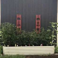 Vego 9 In 1 Modular Metal Raised Bed, Pearl White 18 Vego 9 In 1 Modular Metal Raised Bed, Pearl White -Amleos vb9n1 wh 2 1