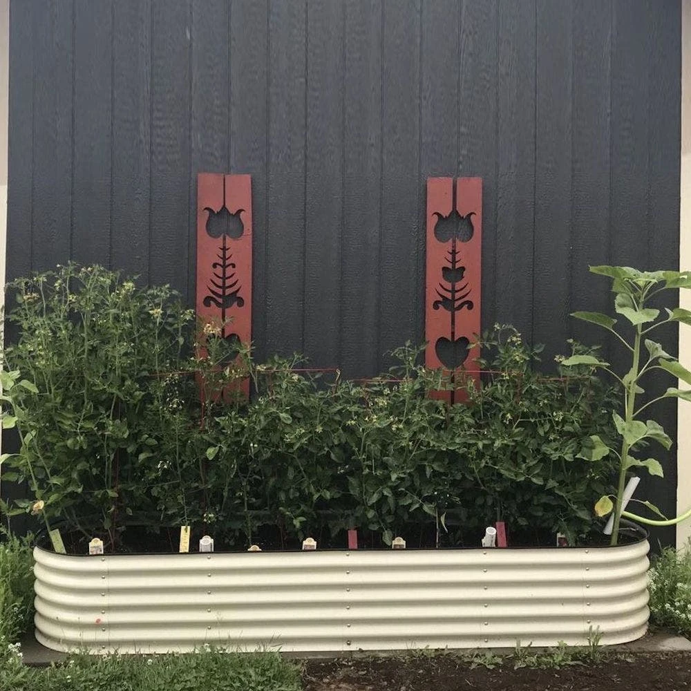 Vego 9 In 1 Modular Metal Raised Bed, Pearl White 10 Vego 9 In 1 Modular Metal Raised Bed, Pearl White - Image 8