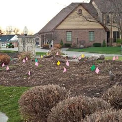 Vinyl Marking Flags, 3 1/2 Inch By 2 1/2 Inch -Amleos vp 23x 1 1