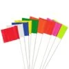 Vinyl Marking Flags, 4in X 5in Flag With 30in Wire Shaft, Bundles Of 100 Flags 1 Vinyl Marking Flags, 4in X 5in Flag With 30in Wire Shaft, Bundles Of 100 Flags -Amleos vp 45x