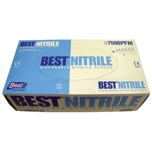 Showa 9 1 2 Inch Nitrile Gloves 4 Mil Unlined With Rolled Cuff Pack Of 100 4 Showa 9 1 2 Inch Nitrile Gloves 4 Mil Unlined With Rolled Cuff Pack Of 100 - Image 2