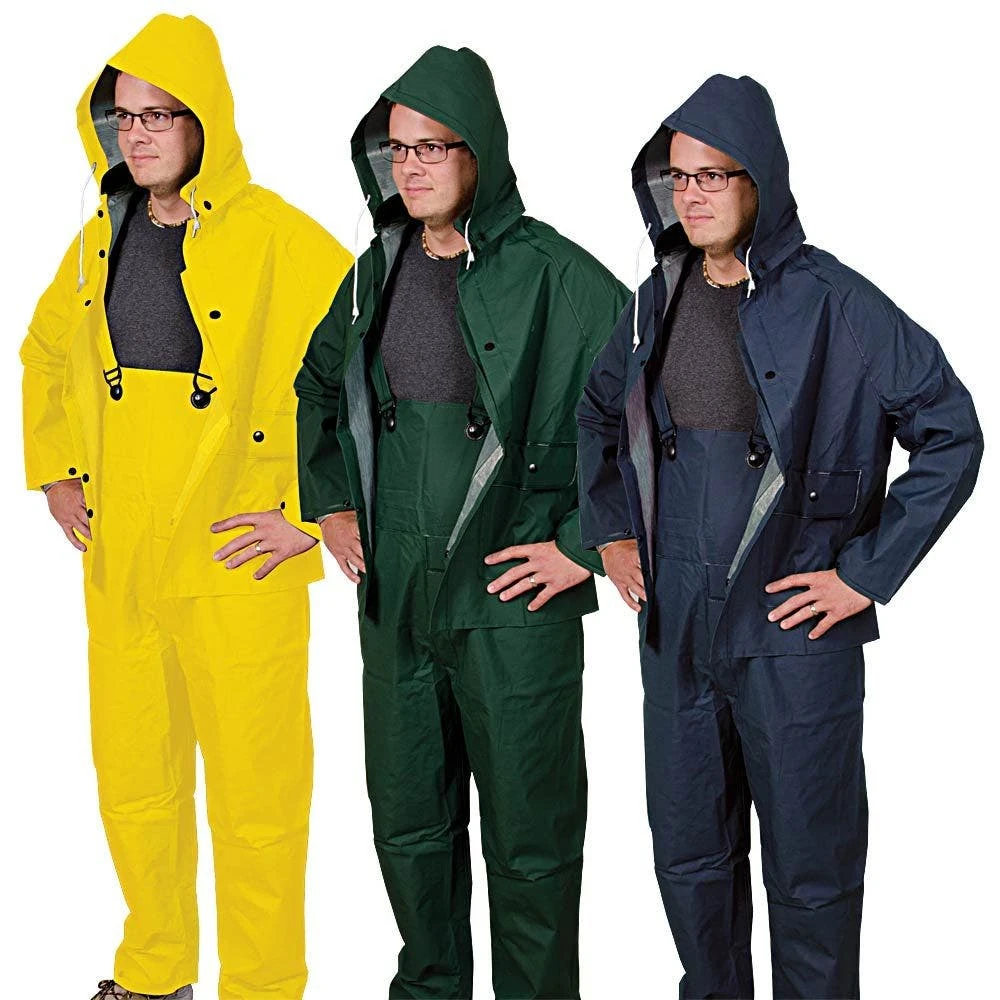 Onguard Sitex 3 Piece PVC On Polyester Rainsuit 3 Onguard Sitex 3 Piece PVC On Polyester Rainsuit