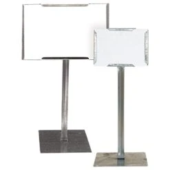 Galvanized Steel Sign Holders, Pack Of 25