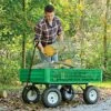 Leonard Utility Wagon, 30in X 46in X 7.5in Tray -Amleos vp gw45