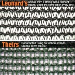 Black Knitted Polyethylene Shade Fabric