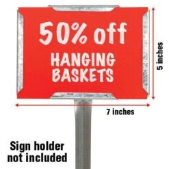 Blank Bright Colored Sign Cards, Pack Of 25