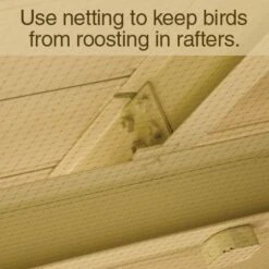 UV-Resistant Polypropylene Bird Netting, Black -Amleos vp pbn 3