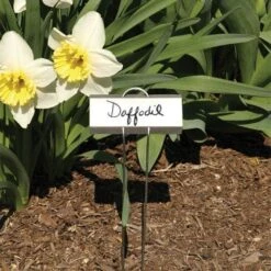 Plant Display Markers With Zinc Name Plates, Packs Of 25 Markers -Amleos vp pmd 2