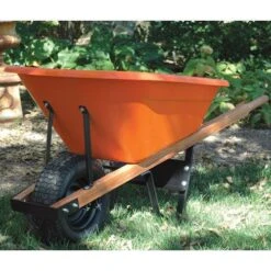 Leonard 6 Cubic Foot Capacity Poly Tray Wheelbarrows -Amleos vp wb 4