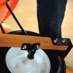 Leonard 6 Cubic Foot Capacity Poly Tray Wheelbarrows -Amleos vp wb 8